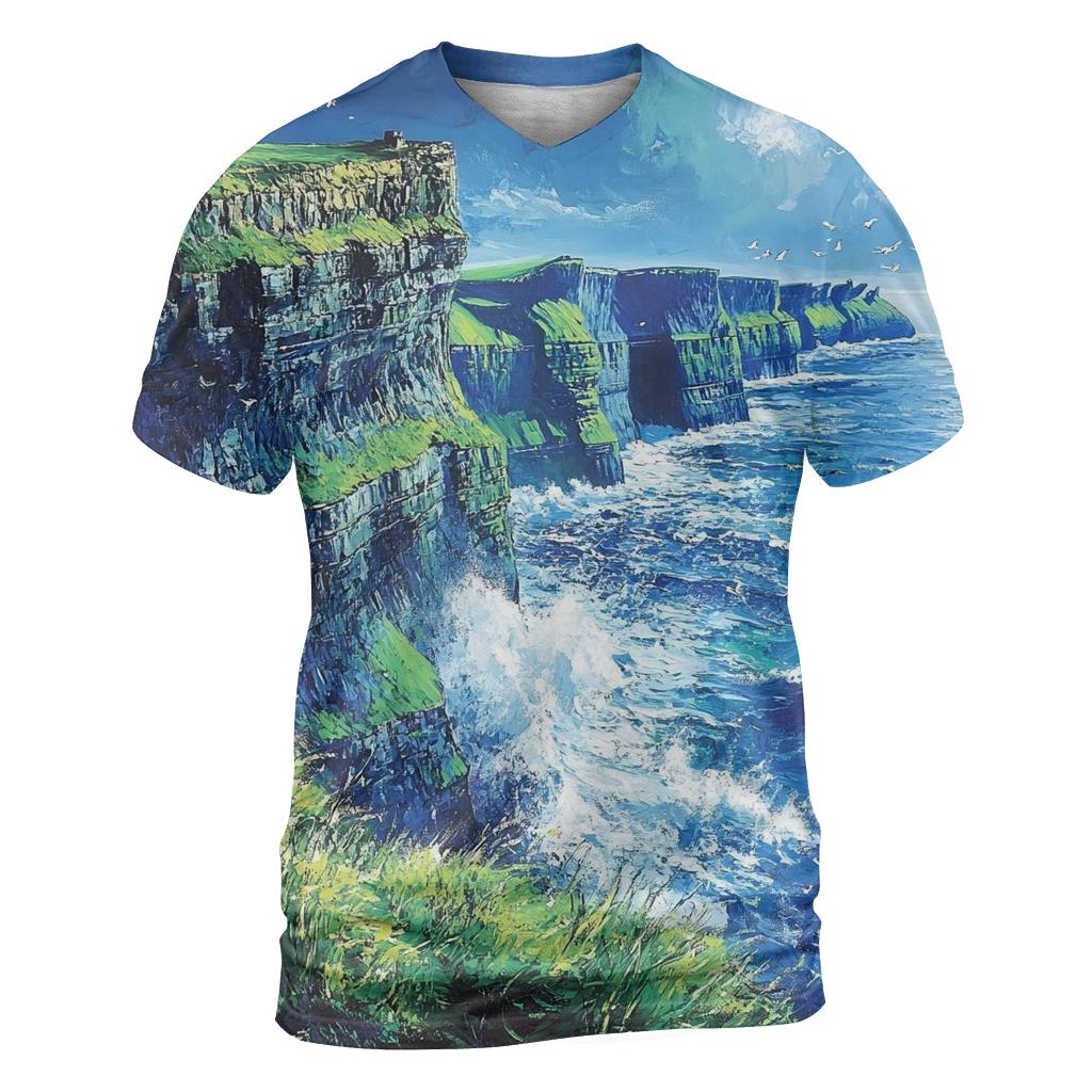 Cliffs Of Moher Clare unique graphic print tees