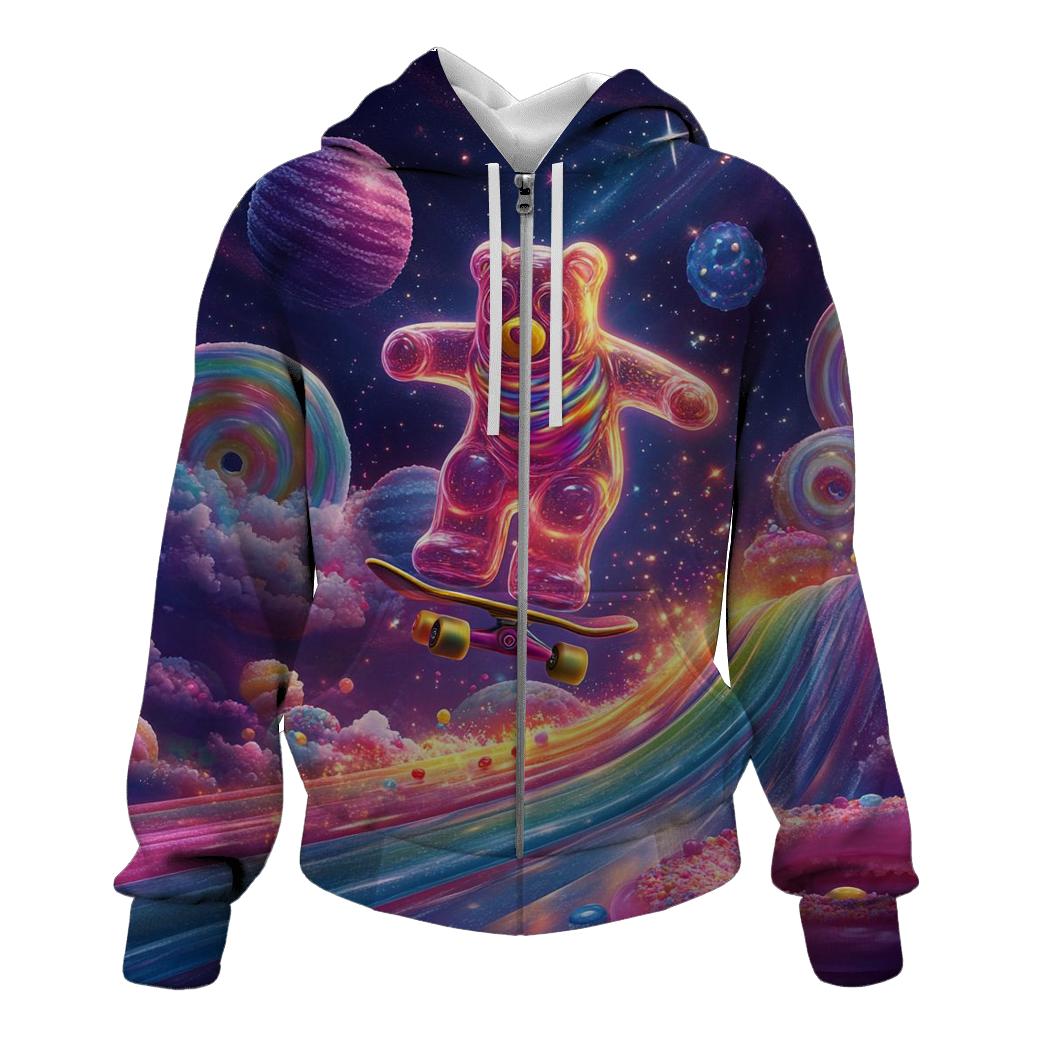 Gummy Galaxy Street Skater pullover hoodies