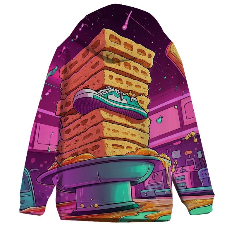 Breakfast Battle Retro Toon Rumble hoodie designs