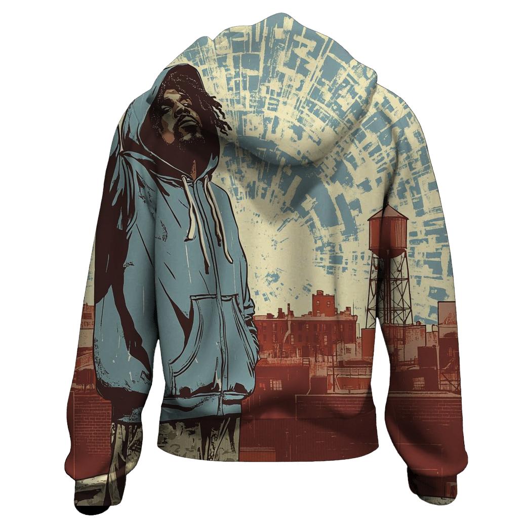 Queensbridge Poetic Blueprint lightweight hoodies