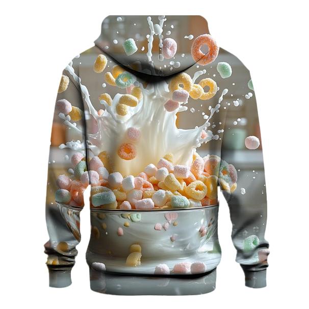 Cereal Splash Morning Chaos graphic hoodies