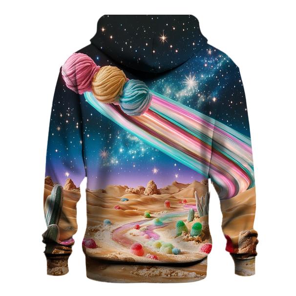 Ice Cream Comet Over Candy Desert pullover hoodies