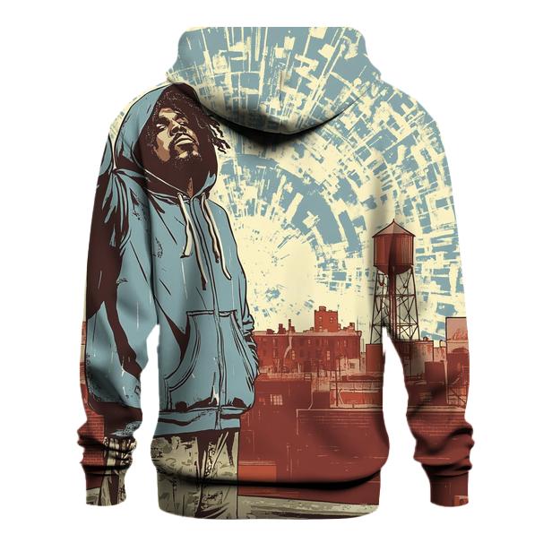 Queensbridge Poetic Blueprint embroidered hoodies