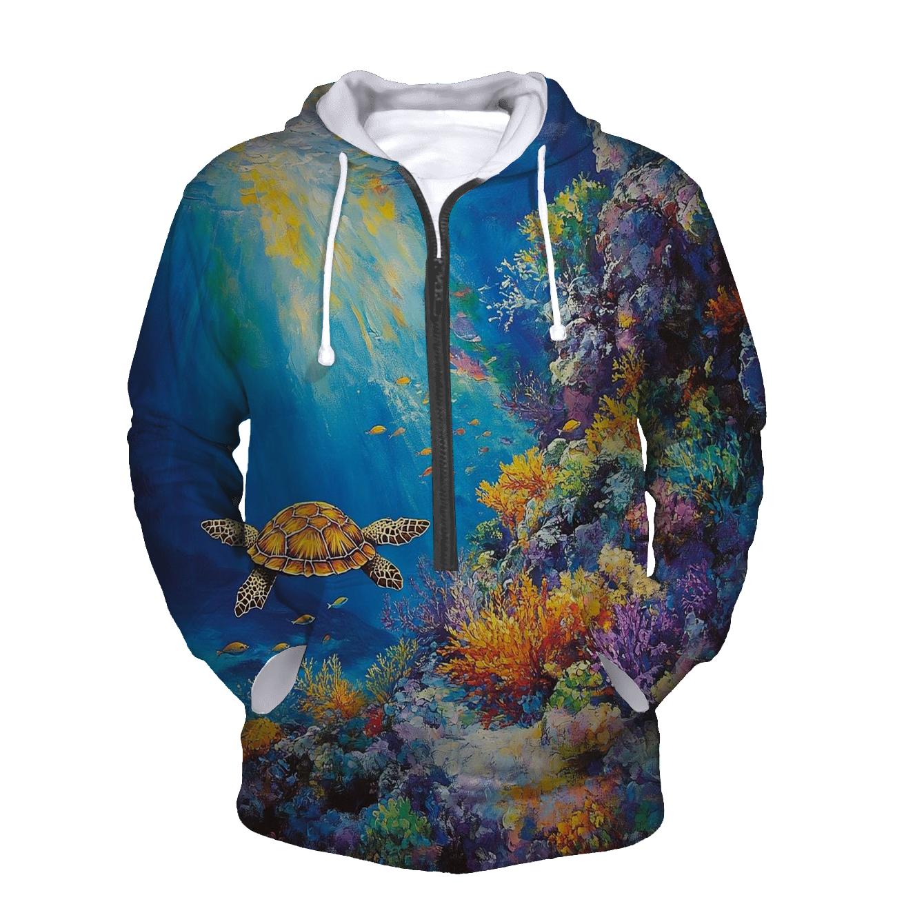 Great Barrier Reef Cairns zip-up hoodies
