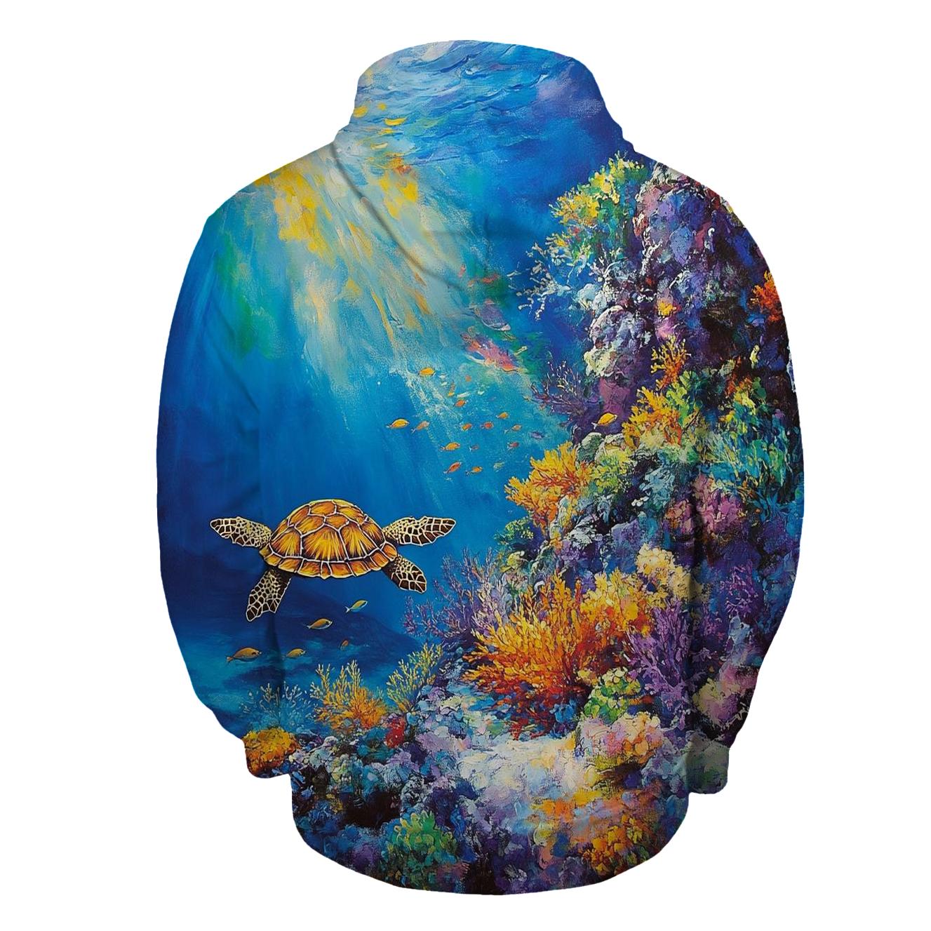 Great Barrier Reef Cairns zip-up hoodies