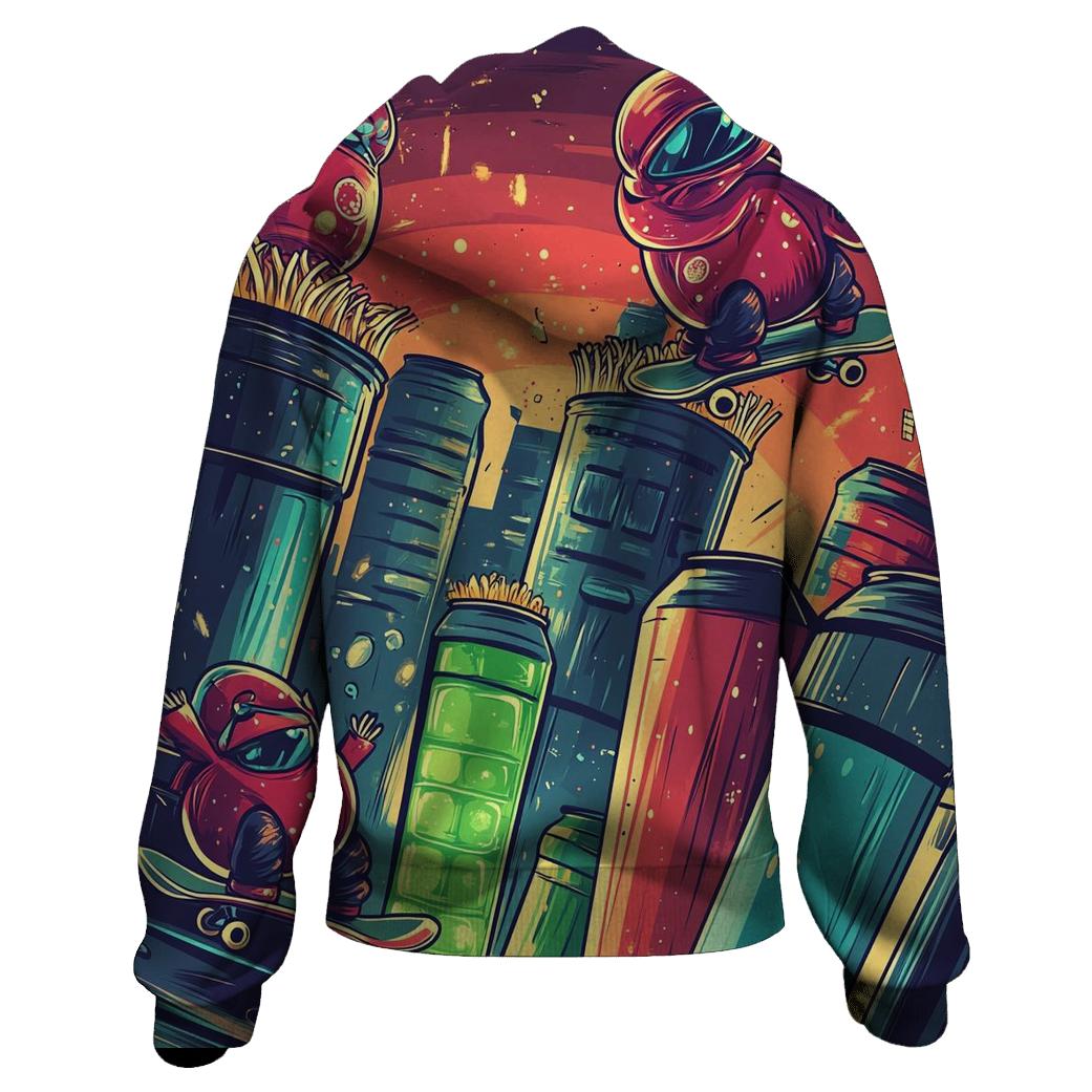 Soda City Skateboard Showdown zip-up hoodies