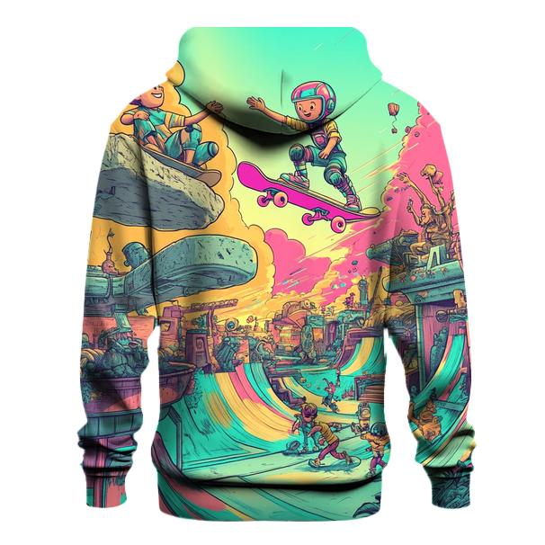 Skatepark Of Time Warped Toons hoodies fashion