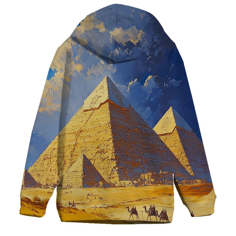Pyramids Of Giza Cairo heavyweight hoodies