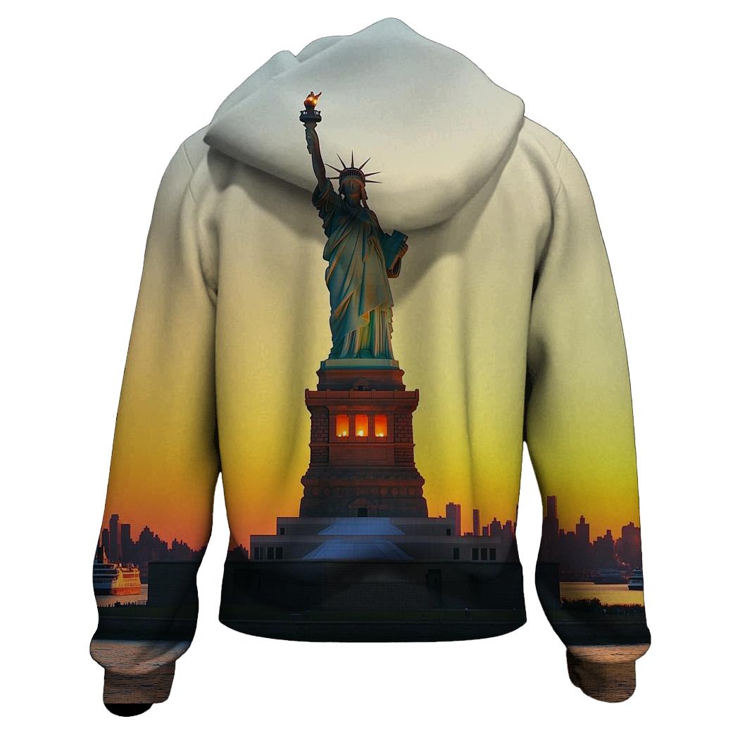 Statue Of Liberty New York printed hoodies