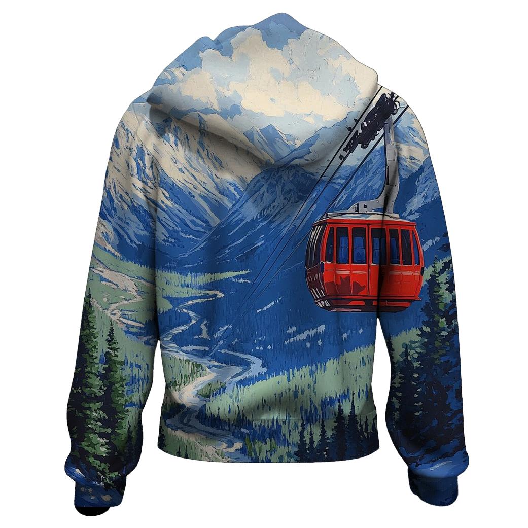 Banff Gondola Rocky Mountains heavyweight hoodies