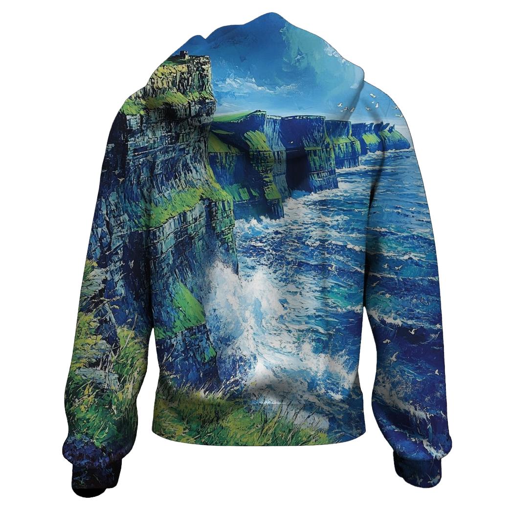 Cliffs Of Moher Clare embroidered hoodies