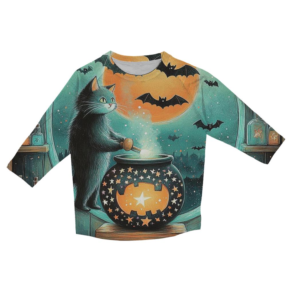 Spooky Moonlit Potion Workshop personalized 3/4 sleeve tees