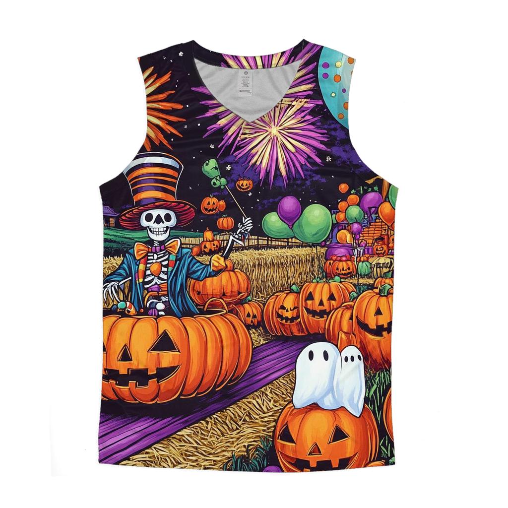 Haunted Harvest Carnival Parade personalized athletic tanks