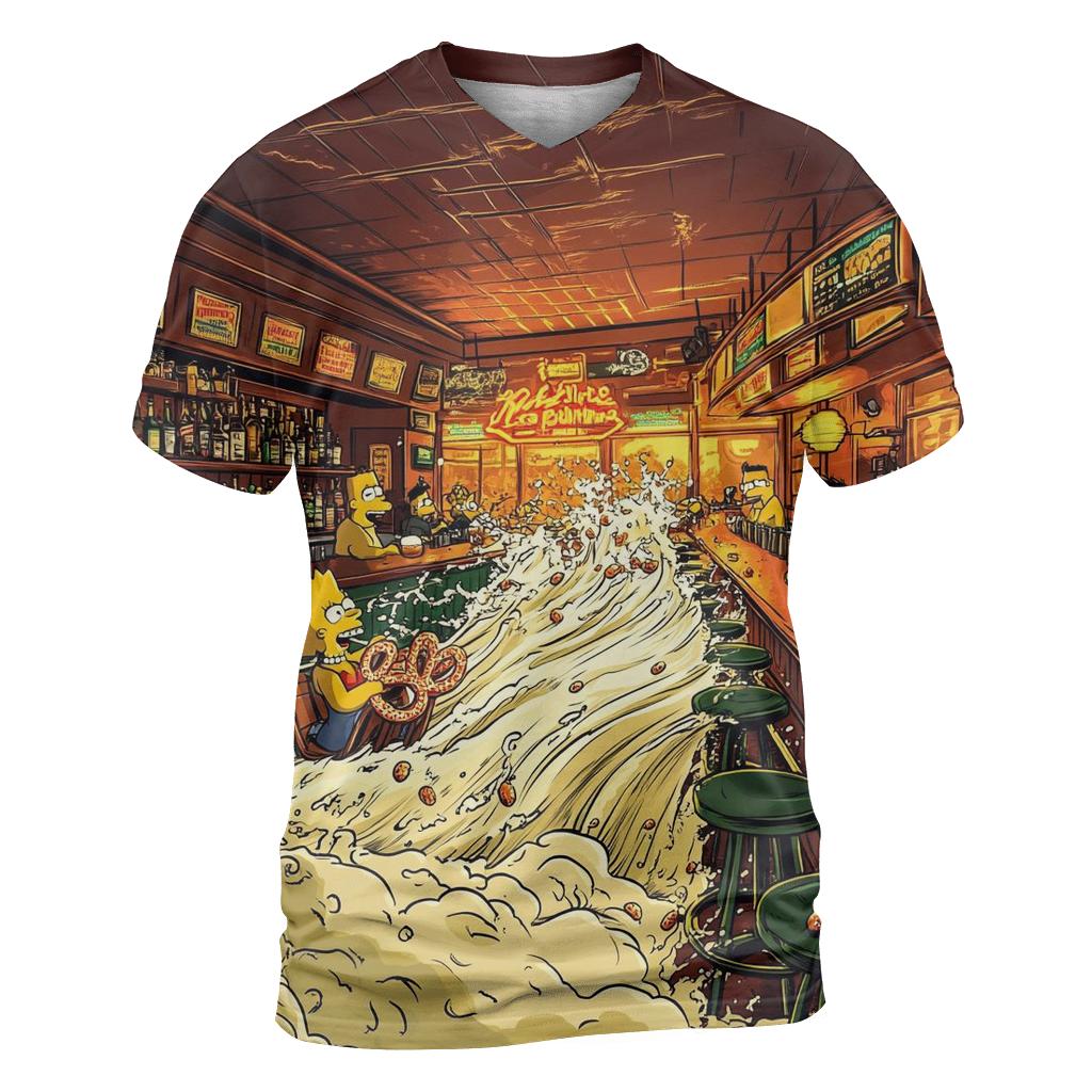 Moes Tavern Foam Storm statement graphic shirts