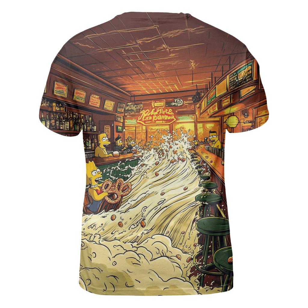 Moes Tavern Foam Storm statement graphic shirts