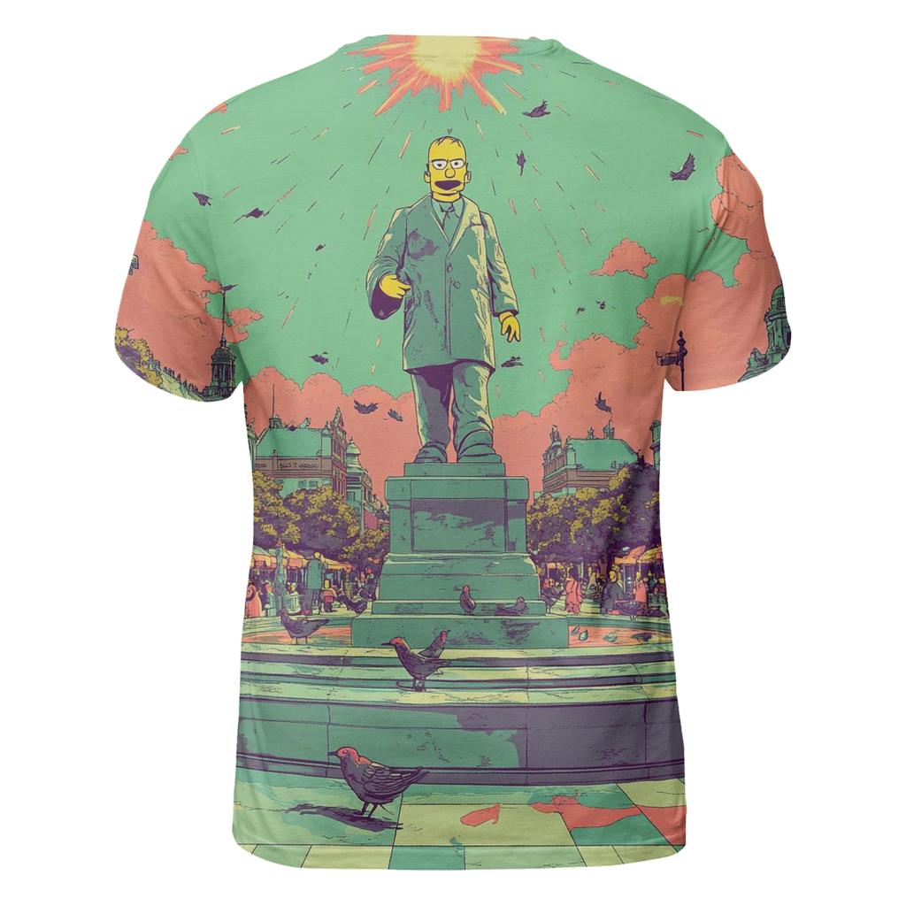 Town Square Statue Uprising statement graphic shirts