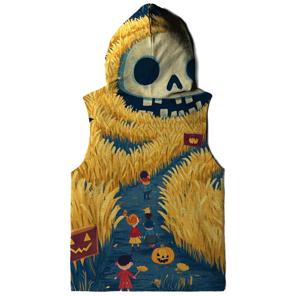 Haunted Maze At The Cornfield Fair embroidered hoodies