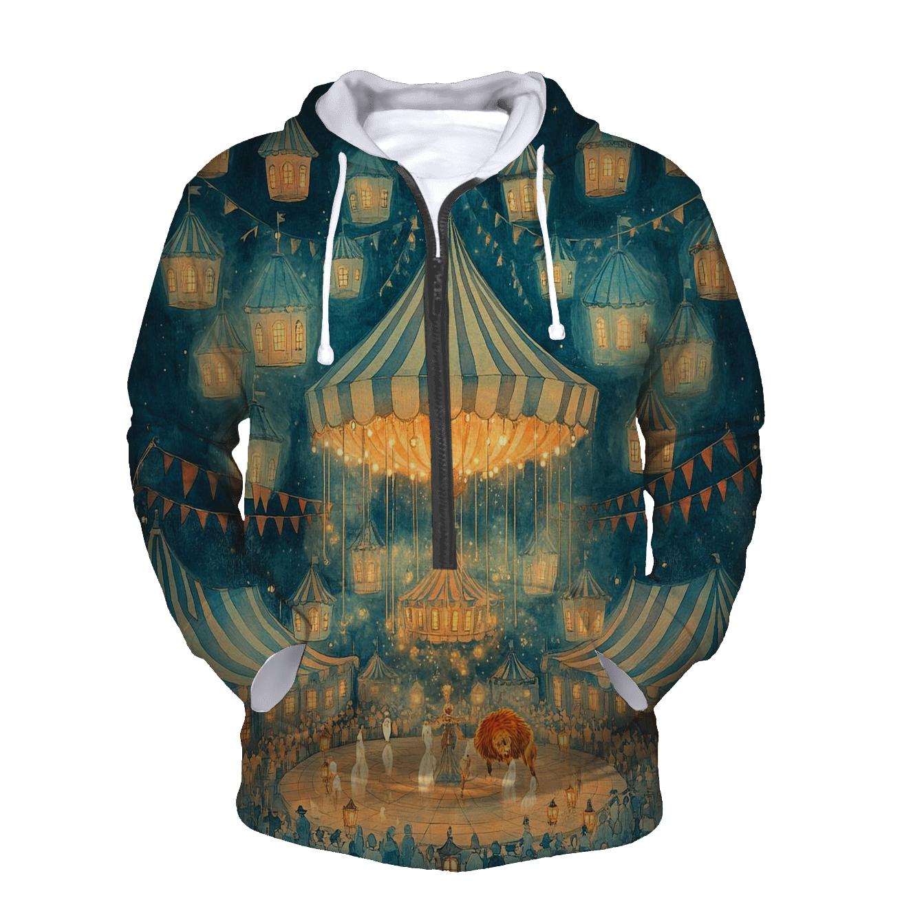 Circus Of Haunted Lanterns embroidered hoodies