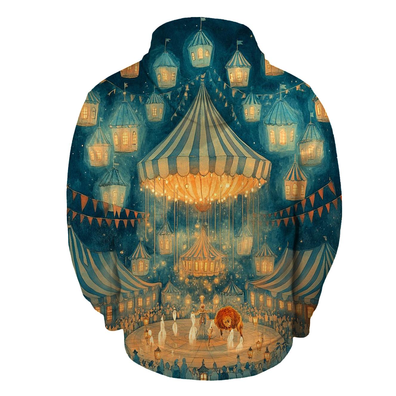 Circus Of Haunted Lanterns embroidered hoodies