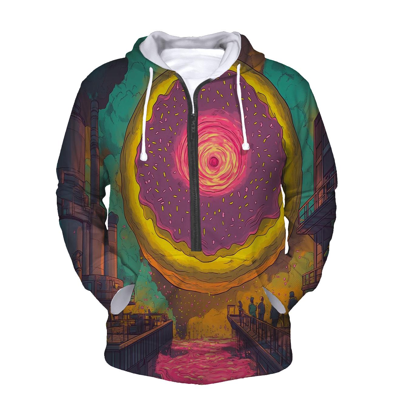 Nuclear Donut Core Meltdown pullover hoodies