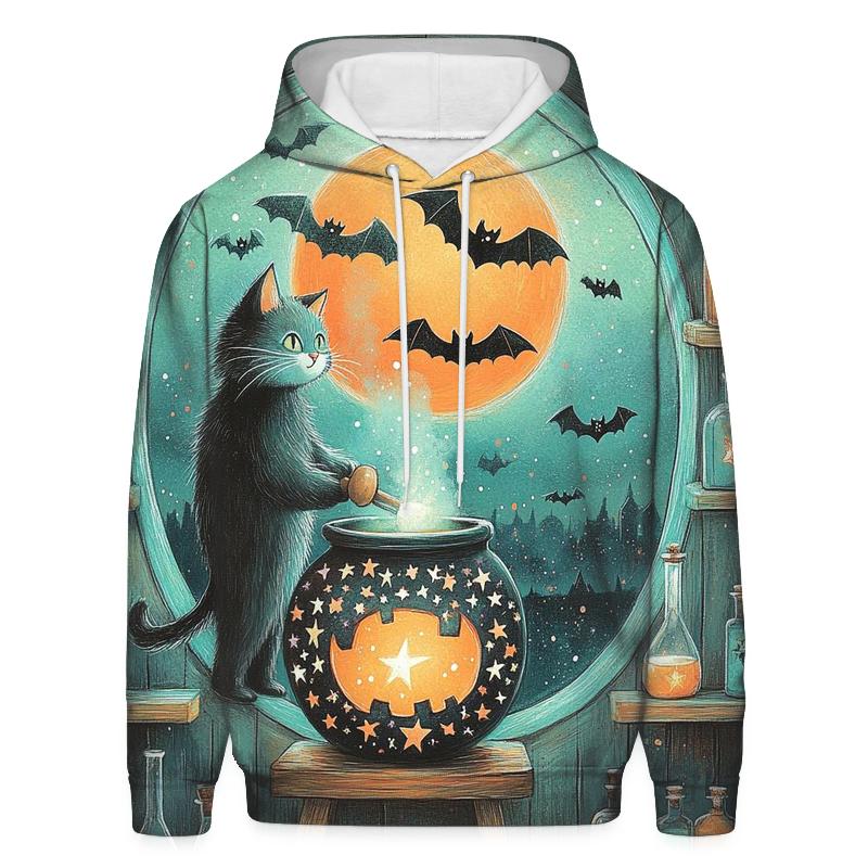 Spooky Moonlit Potion Workshop pullover hoodies