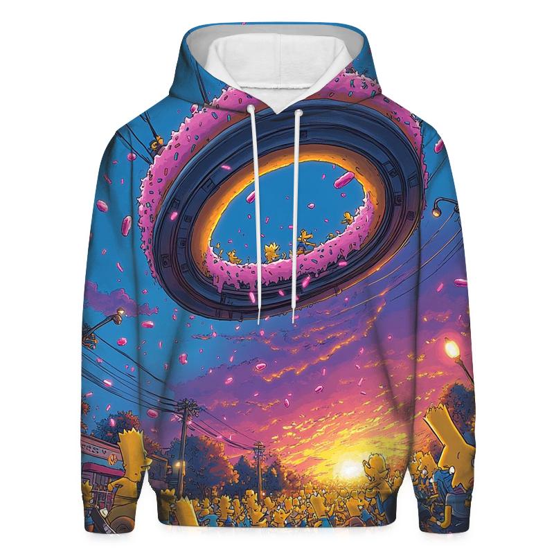 Springfield Sunset Mayhem Jam hoodies fashion