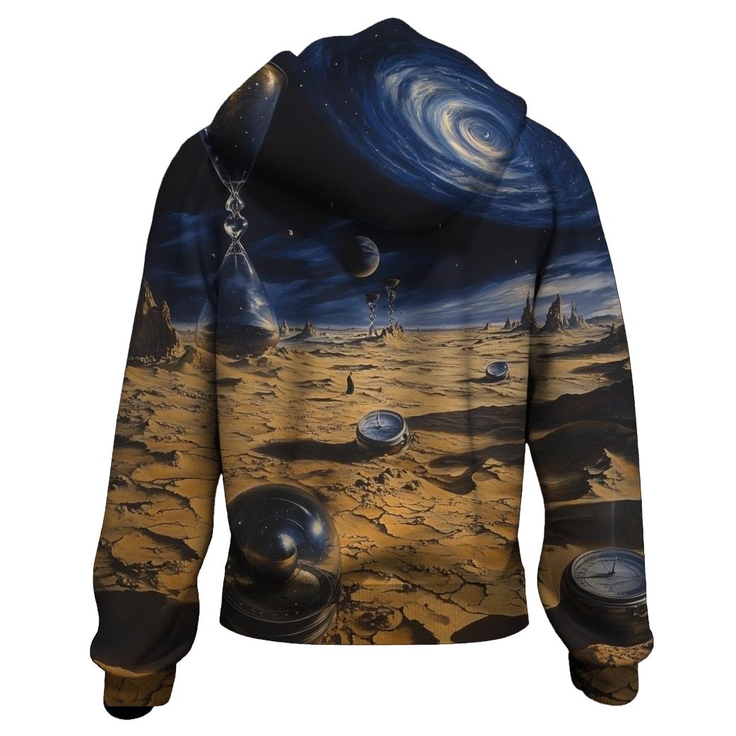 Salvador Dali Inspired Time Dilation Desert lightweight hoodies