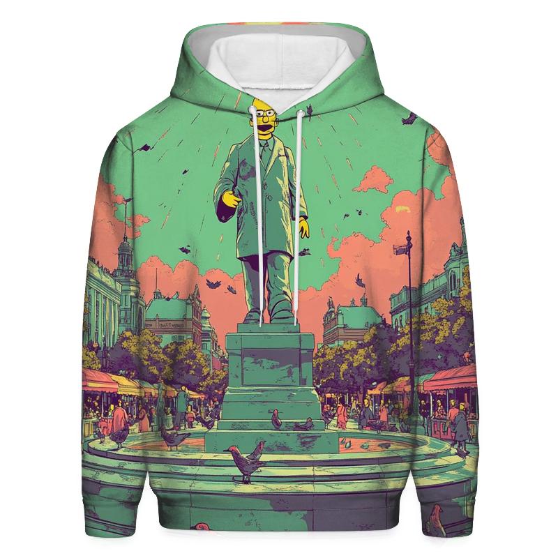 Town Square Statue Uprising custom hoodies