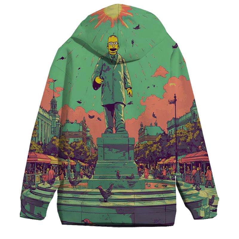 Town Square Statue Uprising custom hoodies