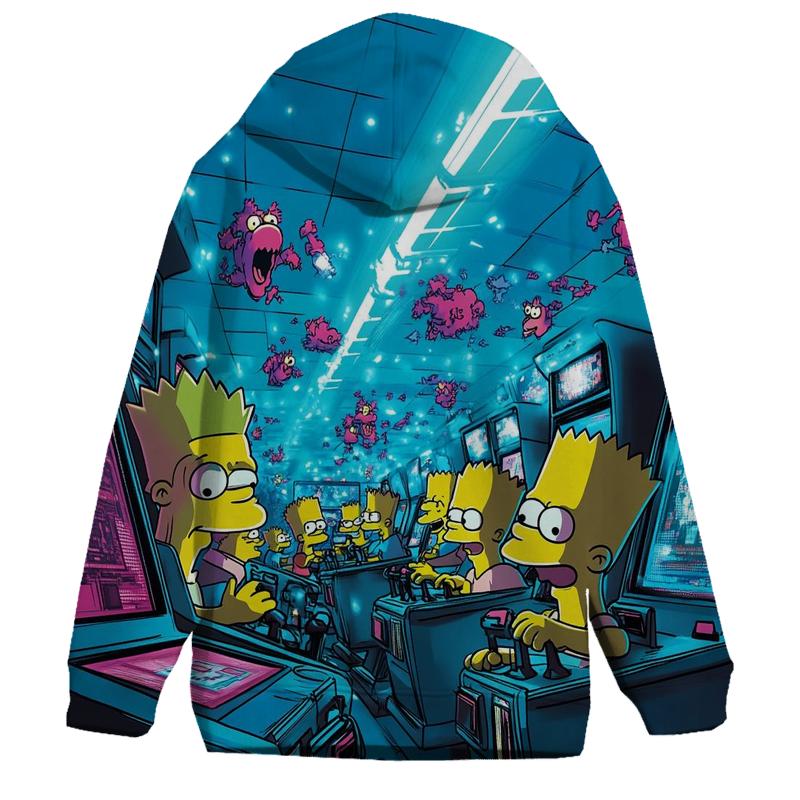 Springfield Arcade High Score Frenzy hoodie trends