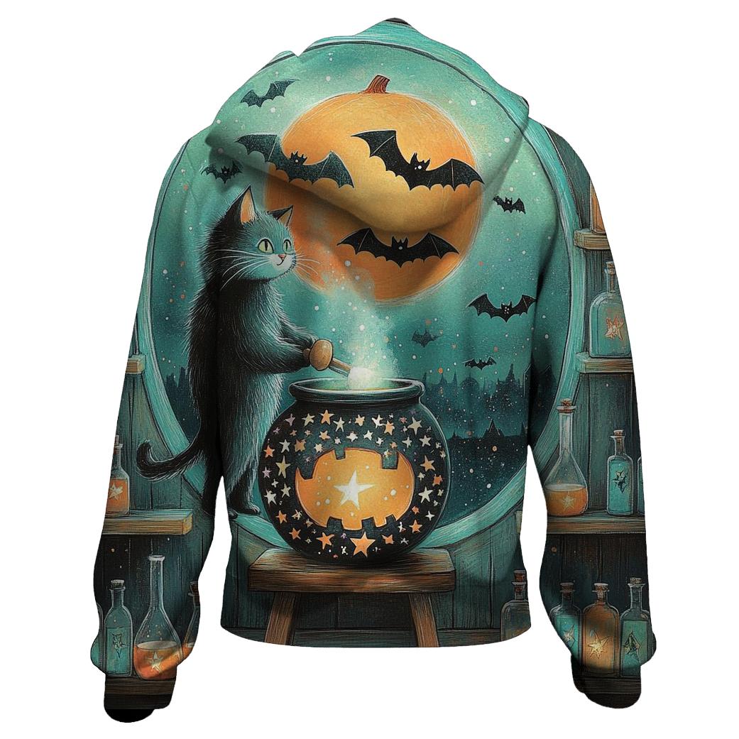 Spooky Moonlit Potion Workshop heavyweight hoodies