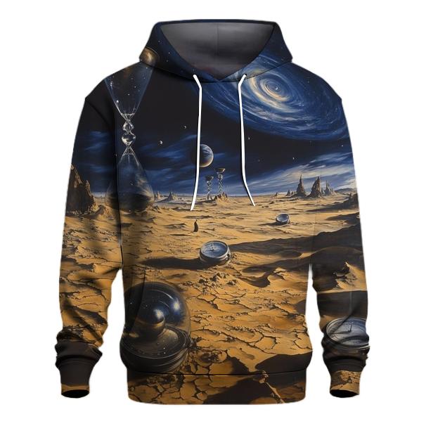 Salvador Dali Inspired Time Dilation Desert designer hoodies