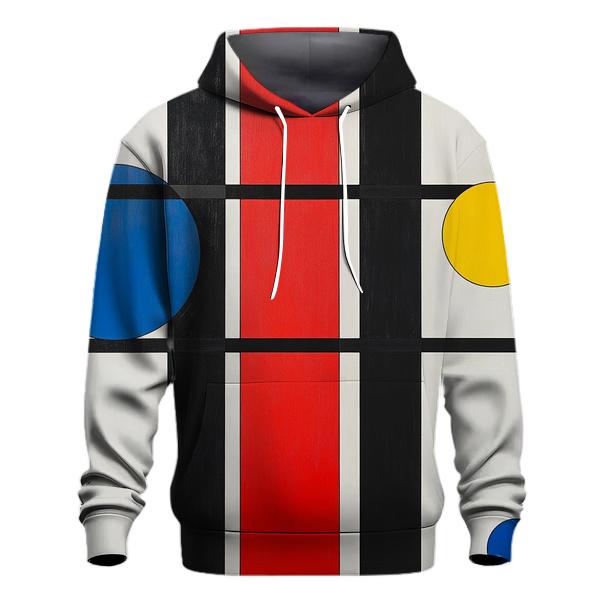 Piet Mondrian Inspired Solar System Grids hoodie trends