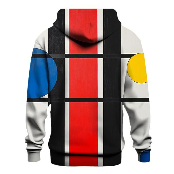 Piet Mondrian Inspired Solar System Grids hoodie trends