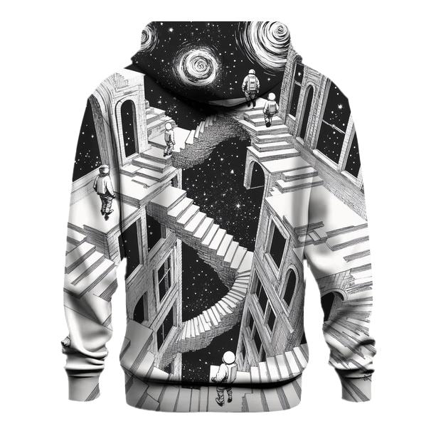 MC Escher Inspired Infinite Space Staircase hoodie styles