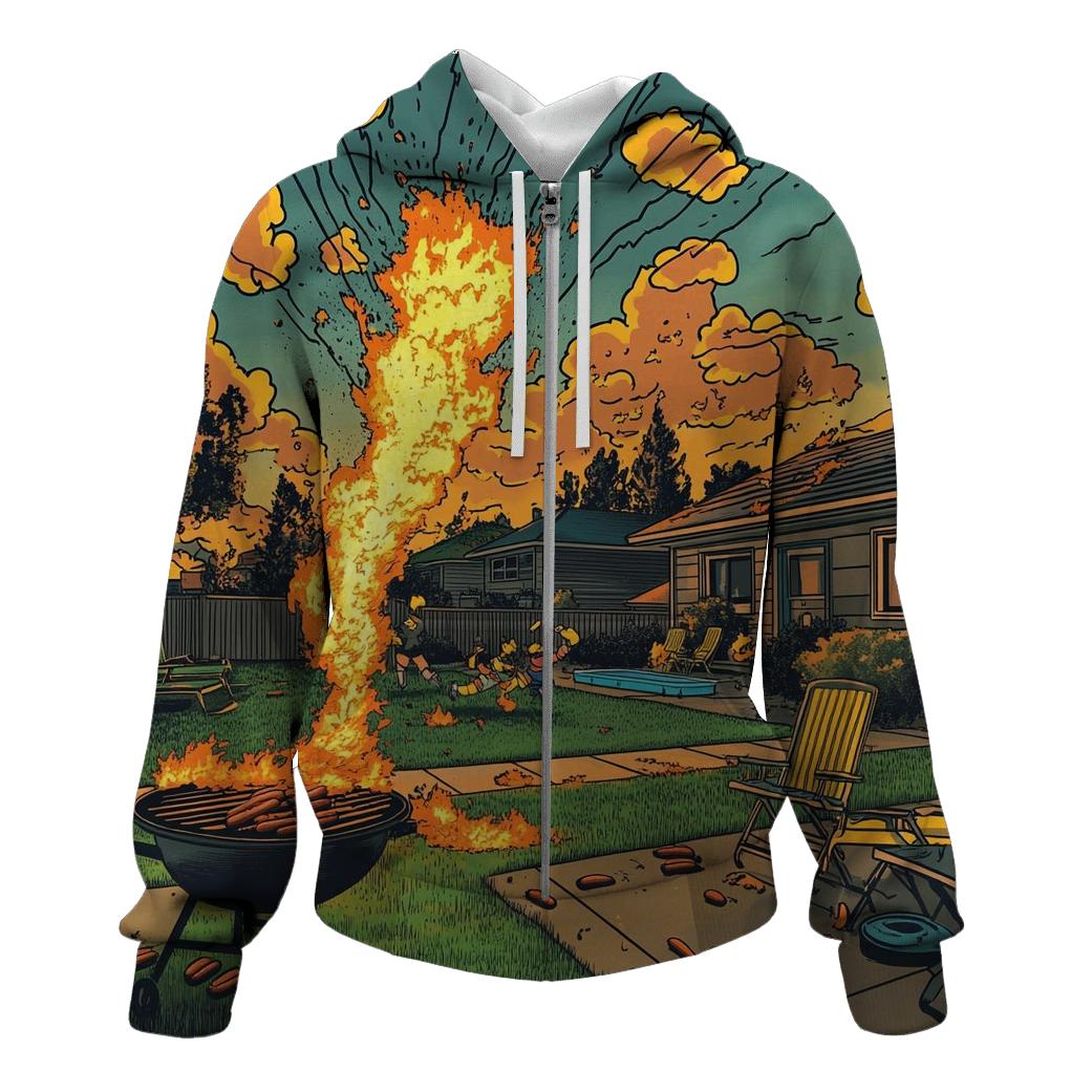 Suburban Barbecue Meltdown hoodie trends
