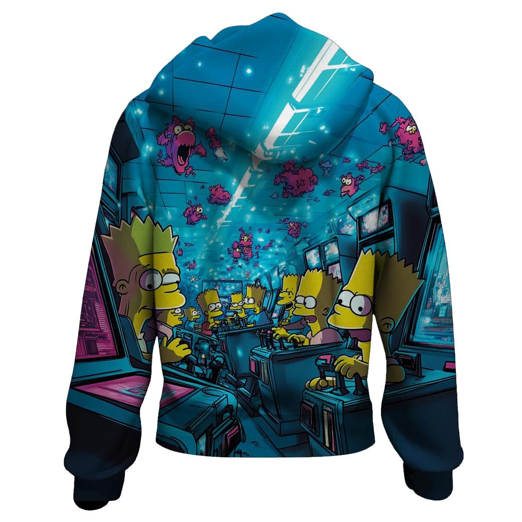 Springfield Arcade High Score Frenzy hoodie trends
