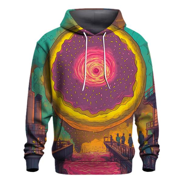 Nuclear Donut Core Meltdown zip-up hoodies