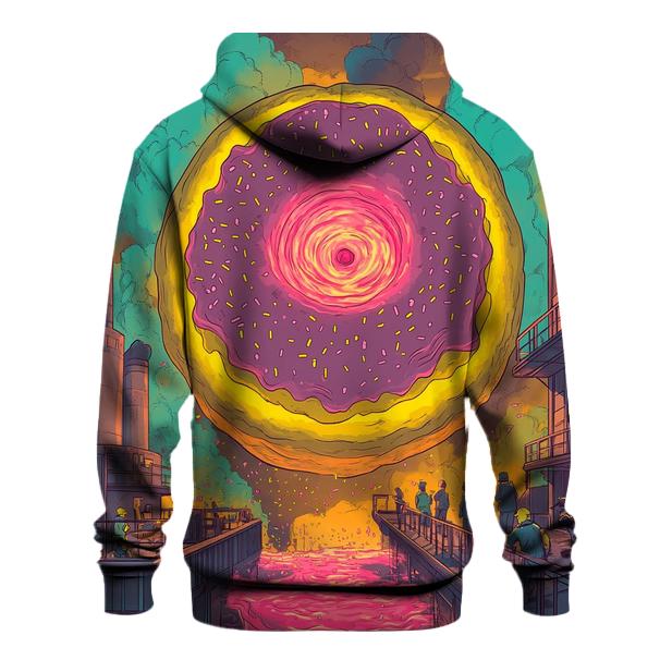 Nuclear Donut Core Meltdown zip-up hoodies