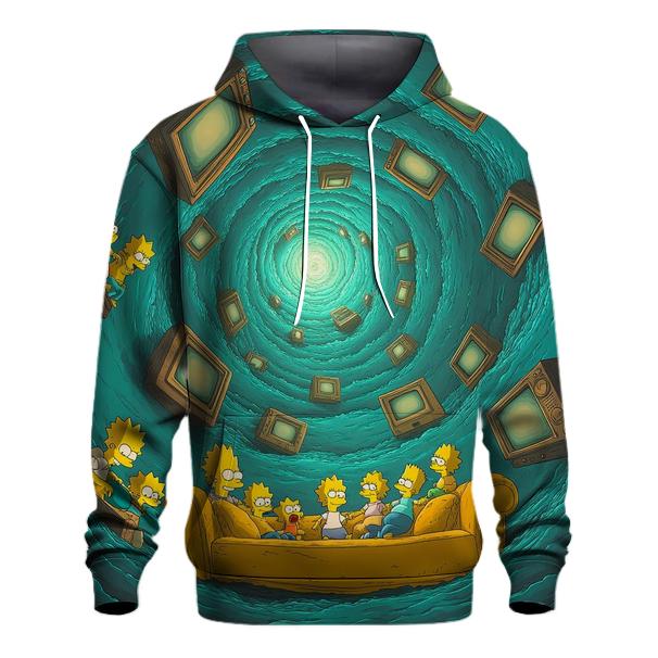 Couch Gag Dimension Spiral custom hoodies