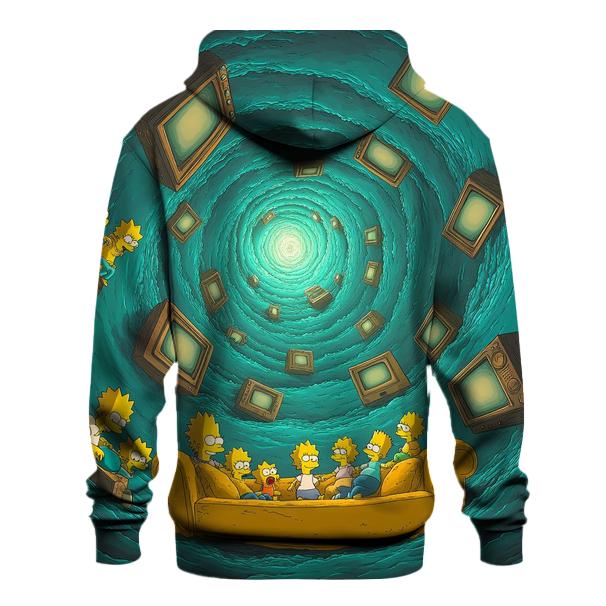 Couch Gag Dimension Spiral custom hoodies