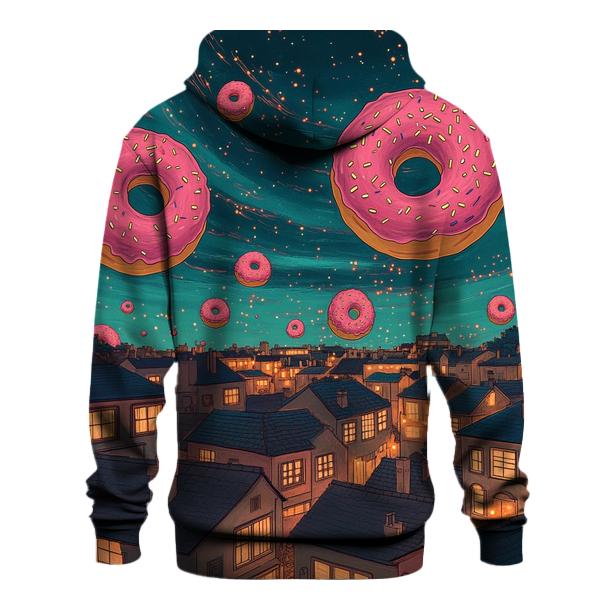 Donut Galaxy Over Springfield heavyweight hoodies