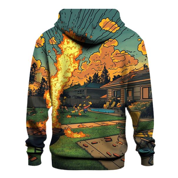 Suburban Barbecue Meltdown embroidered hoodies