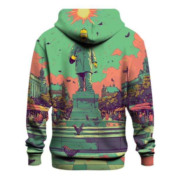 Town Square Statue Uprising designer hoodies