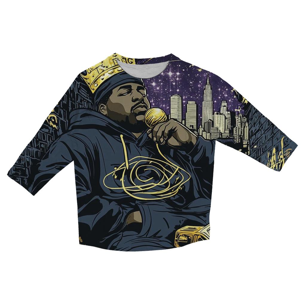 Cosmic Brooklyn Sky Flow cotton quarter sleeve shirts