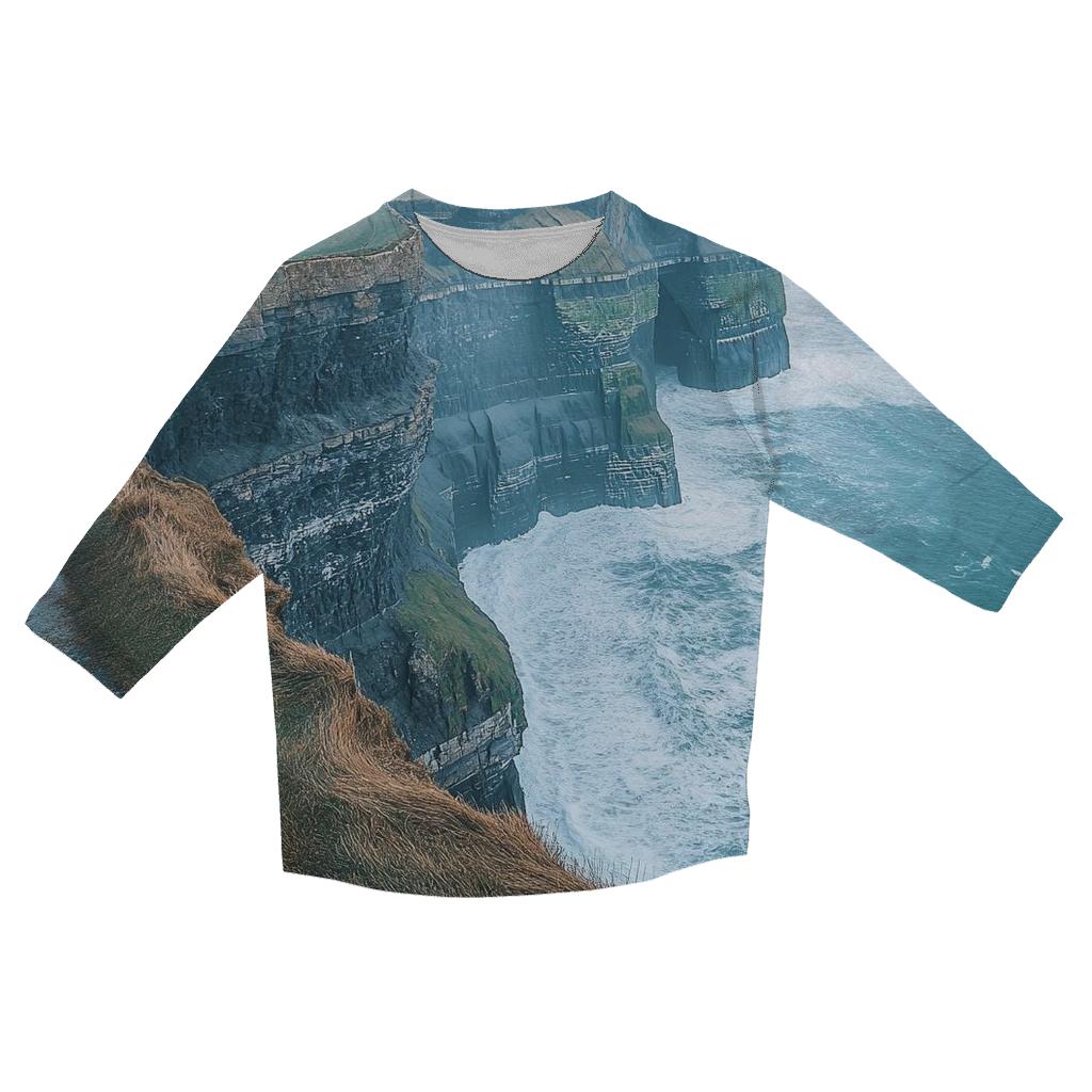 Cliffs Of Moher County Clare trendy 3/4 sleeve tops