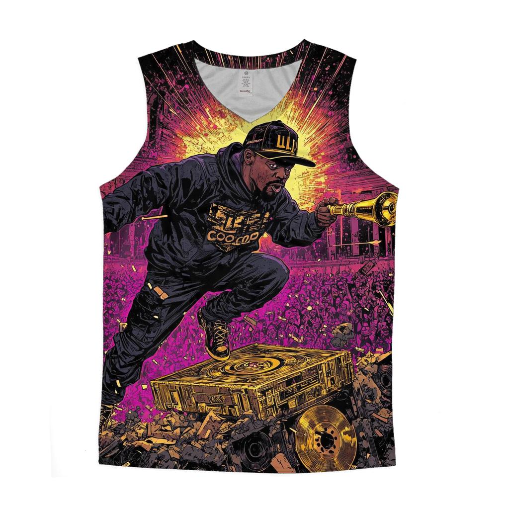Golden Mic Coliseum Battle stylish racerback tanks