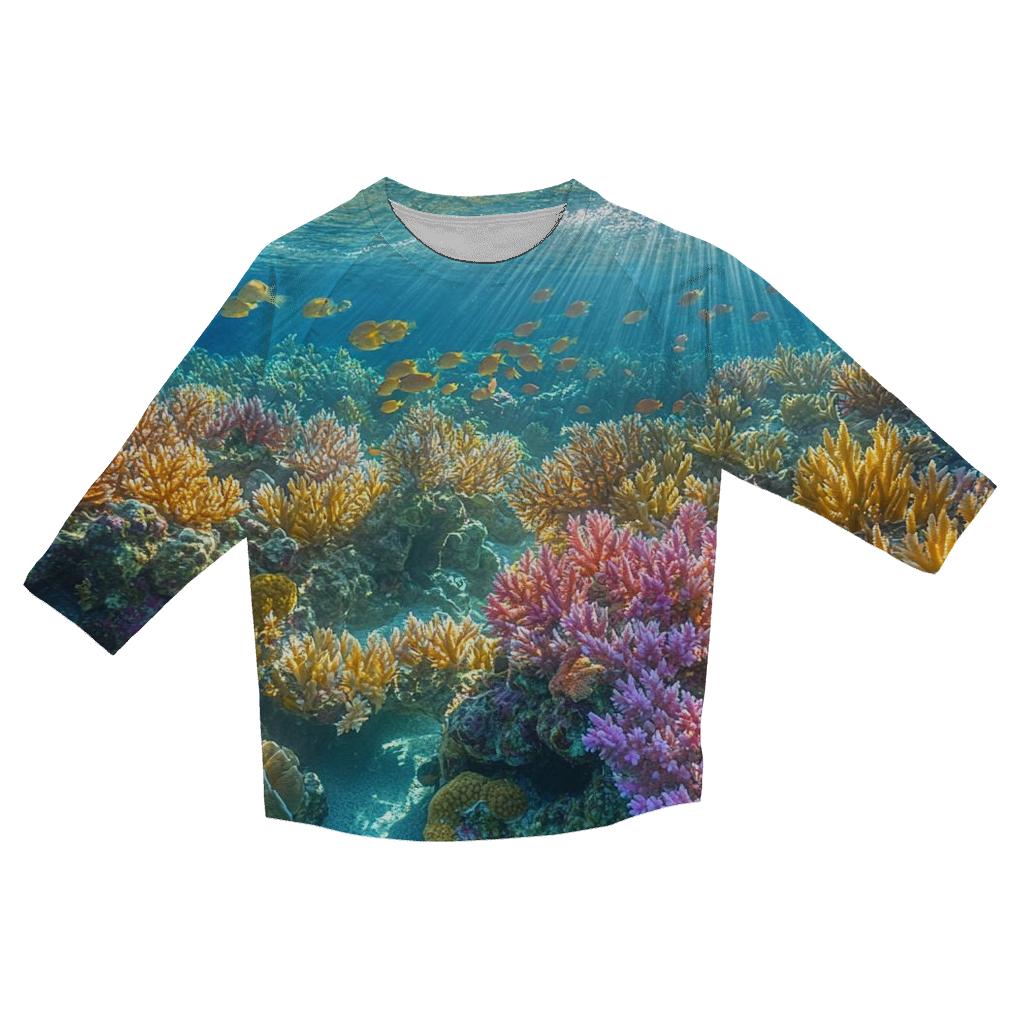Great Barrier Reef Cairns stylish quarter sleeve tops