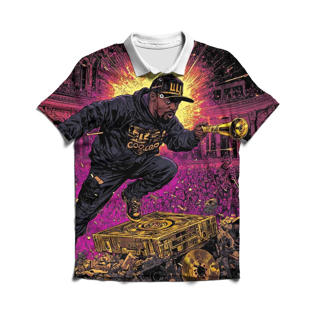 Golden Mic Coliseum Battle personalized polo shirts