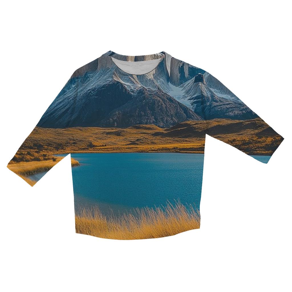 Torres Del Paine Puerto Natales custom 3/4 sleeve shirts